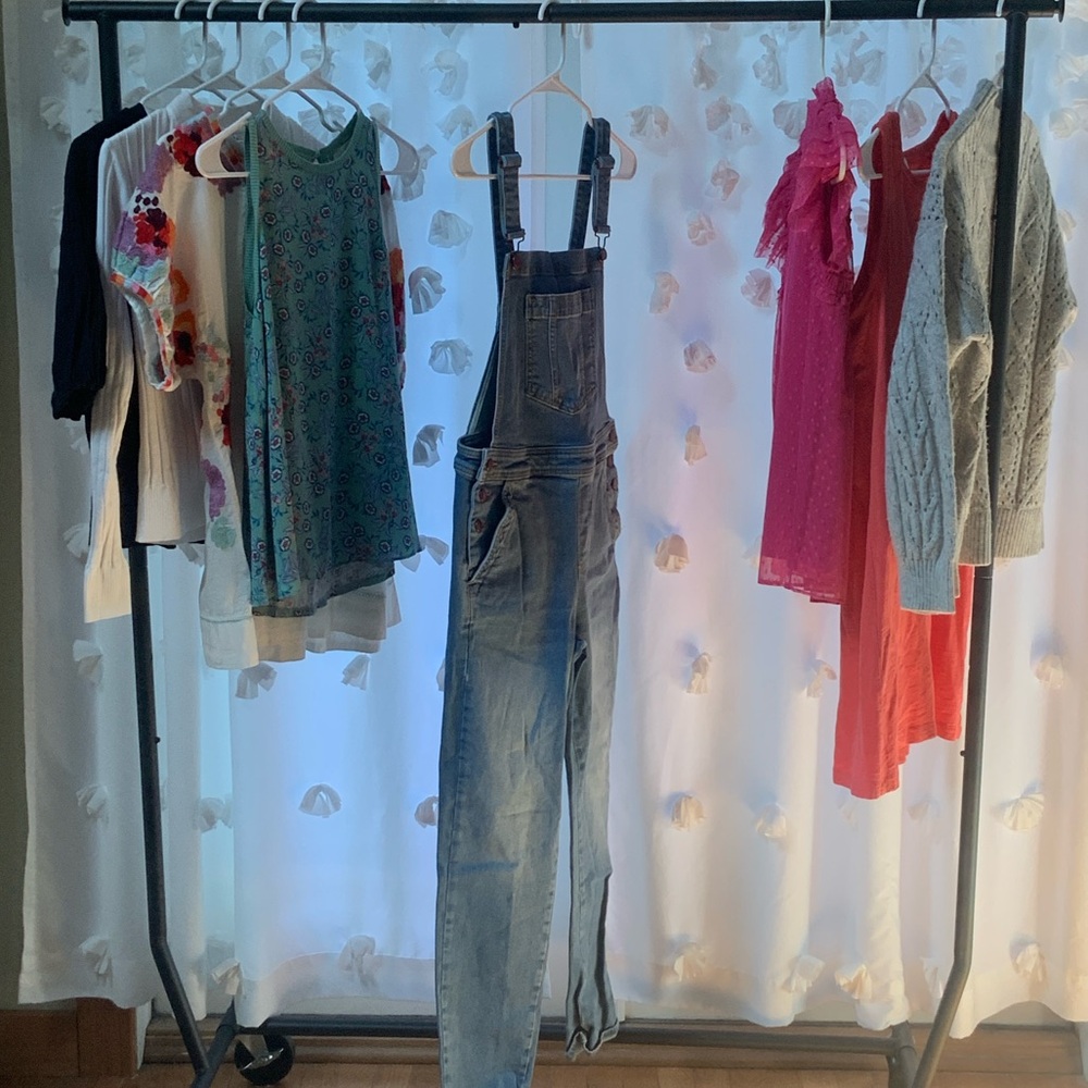 Boden Light Blue Denim Overalls